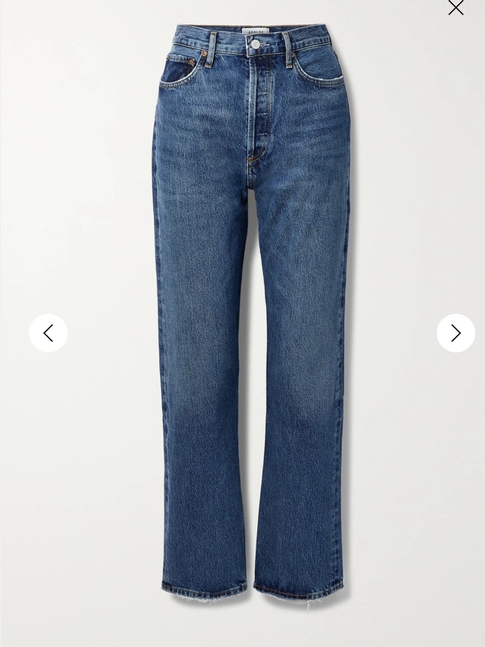 Agolde 90’s pinch waist Denim Jeans NWOT